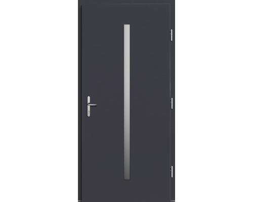 Vchodové dveře se skleněnou vložkou ve svislém uspořádání