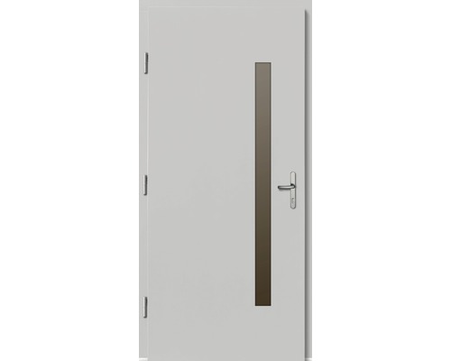 Vchodové dveře Maia dřevěné 110x210 cm L bílé