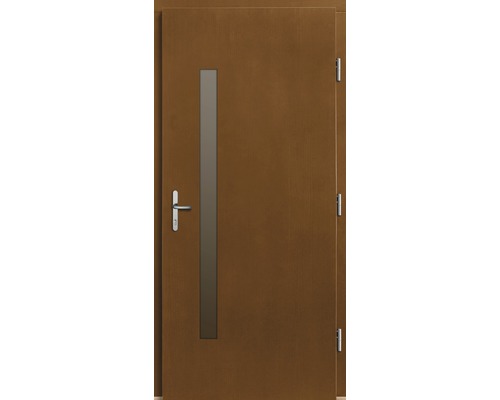 Vchodové dveře Maia dřevěné 100x200 cm P afromosia