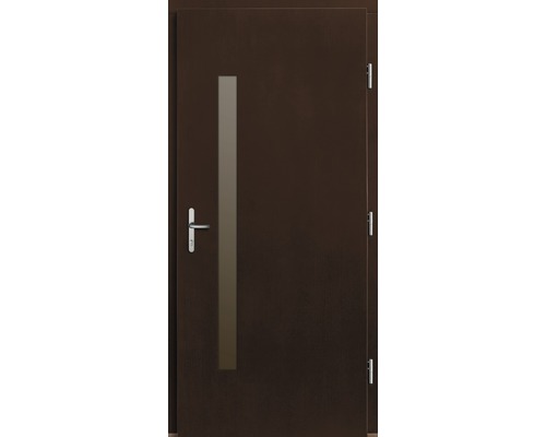 Vchodové dveře Maia dřevěné 100x200 cm P ořech
