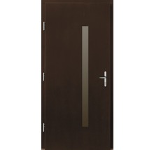 Vchodové dveře Silves dřevěné 100x200 cm L ořech-thumb-0