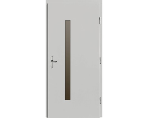 Interiérové dveře se skleněnou vložkou a klikou