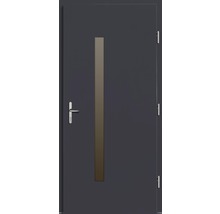 Vchodové dveře Silves dřevěné 110x210 cm P antracit-thumb-1