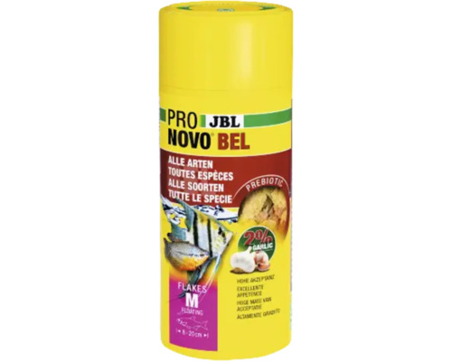 Vločkové krmivo pro ryby JBL ProNovo Bel Flakes M 250 ml JBL NovoBel krmivo pro všechny druhy ryb