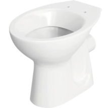 Bílá keramická stojící toaletní mísa