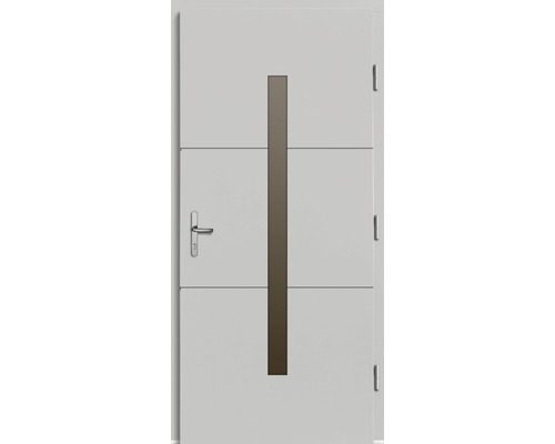 Vchodové dveře Tavira dřevěné 110x210 cm P bílé