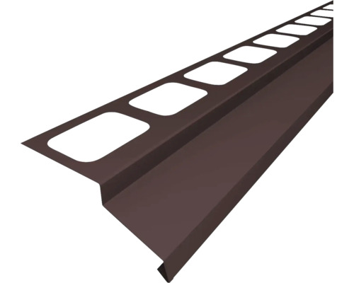 Balkonový profil PRECIT přímý 2000 mm hliník hnědý
