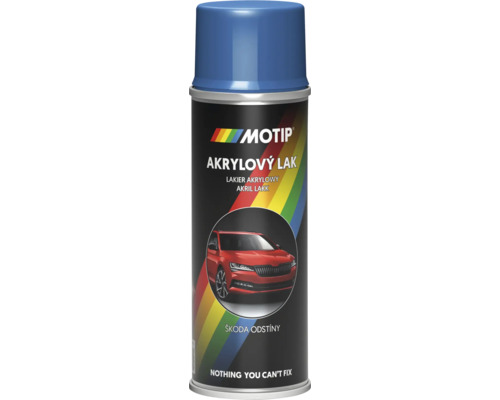 MOTIP ŠKODA Autolak ve spreji Modrá Laser 200 ml