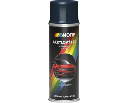 MOTIP ŠKODA Autolak ve spreji Modrá Královská II 200 ml Motip akrylový lak ve spreji pro lakýrnické práce