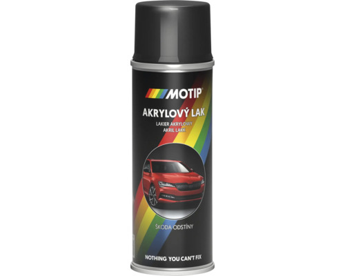 MOTIP ŠKODA autolak ve spreji šedá titan metalíza 200 ml Motip akrylový lak ve spreji pro lakování automobilů