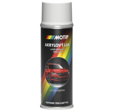 Motip akrylový lak ve spreji s vyobrazením odstínu Škoda
