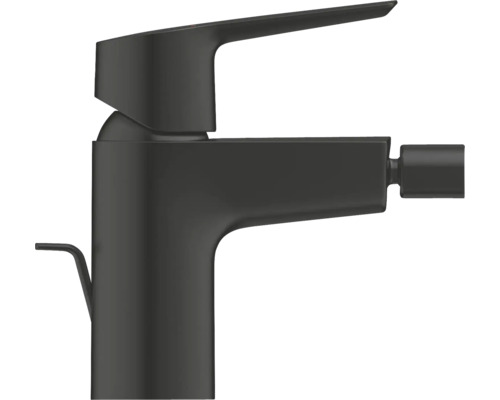 Černá umyvadlová baterie s výtokem