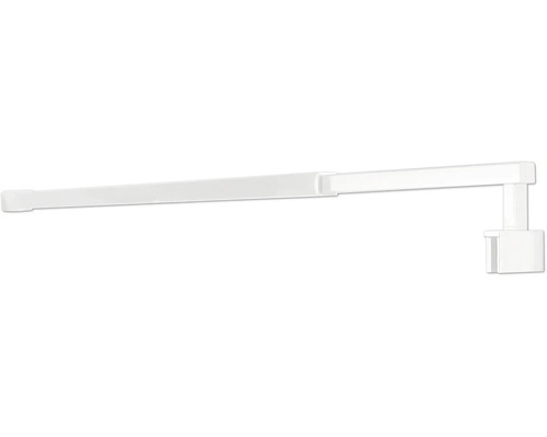 Stabilizační držák form&style MODENA hranatý 730 – 1200 mm výsuvný matně bílý