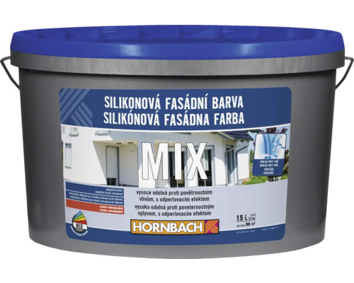HORNBACH MIX Silikonová fasádní barva 15 l báze C-0