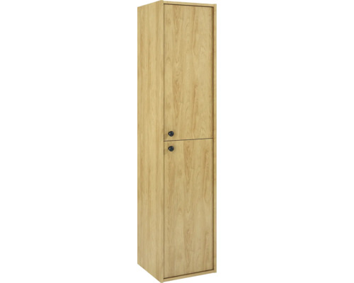 Koupelnová skříňka vysoká Jungborn PRIMUS natural hickory 1550 x 350 x 350 mm