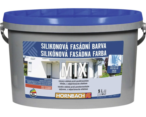 HORNBACH MIX Silikonová fasádní barva 5l báze C k namíchání-0