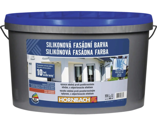 Profesionální fasádní barva Hornbach silikonová 15 l