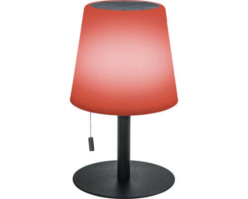 Stolní lampa s tahovým spínačem a kulatou základnou
