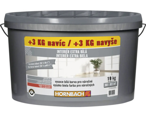 Barva Hornbach Interiér Extra Bílá 16 kg + 3 kg