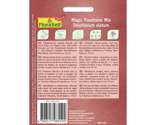 Balení semen květin Magic Fountains Mix Delphinium elatum