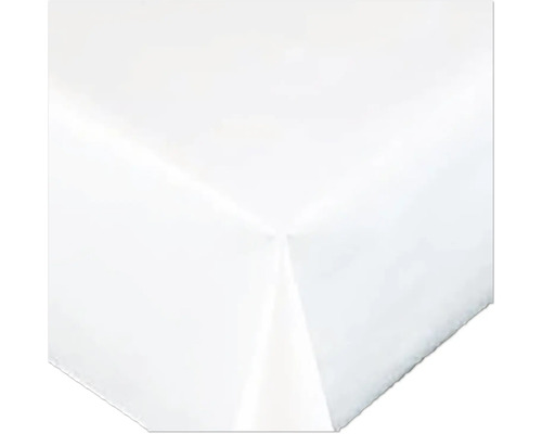 Ubrus na stůl PEVA Ø160 cm bílý