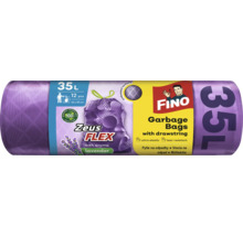 Fino Zeus Flex pytle na odpadky s vůní levandule, 35 litrů, 12 kusů