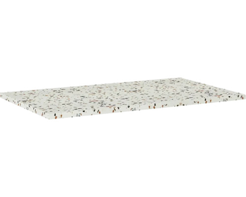 Deska pod umyvadlo bez výřezu Jungborn terrazzo river 806 x 460 x 20 mm