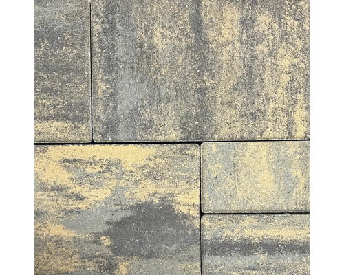 Zámková dlažba betonová Citytop Elegant Kombi 6 cm grafitovorezavá