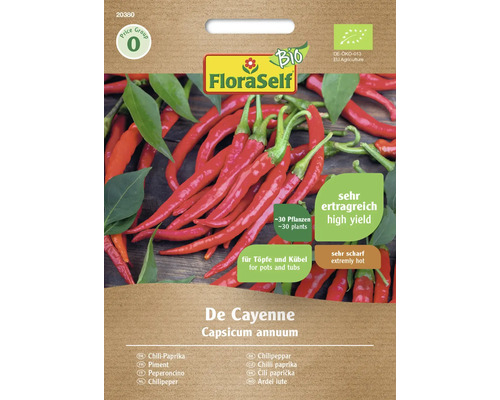 Chilli paprička BIO De Cayenne FloraSelf Bio
