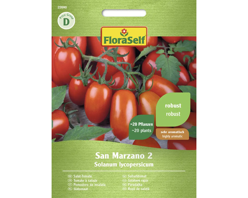 Rajče salátové San Marzano 2 FloraSelf