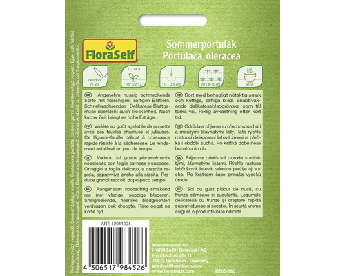 Balení semen lichořeřišnice