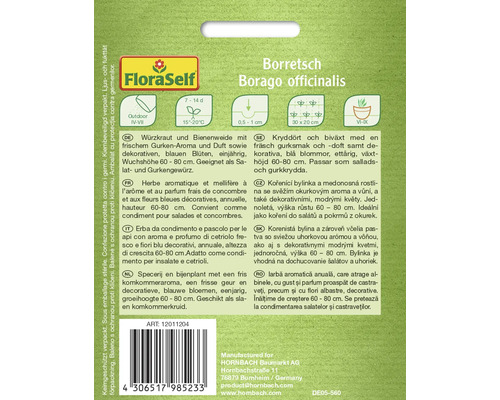 Balíček semen brutnáku lékařského