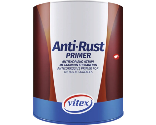 Antikorozní základová barva Vitex Vi Anti-Rust Primer, šedá, 0,65l Antikorozní základní nátěr na kovové povrchy v plechovce