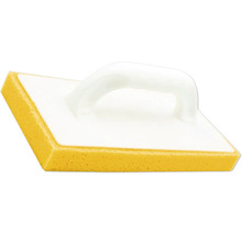 Hladítko s houbou a rukojetí pro stavební práce