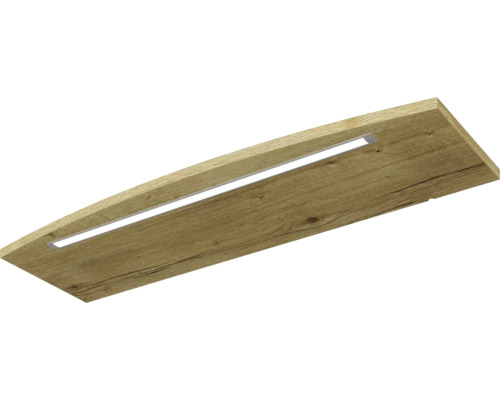 LED osvětlení do koupelny Jungborn VENTITRE 82 x 26,5 cm halifax dub 6,5 W Dřevěná police s integrovaným LED osvětlením