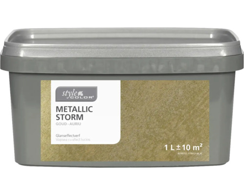 StyleColor Barva na zeď Metallic Storm 1 l zlato