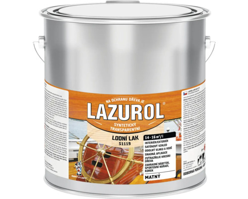 Lazurol S1119 lodní lak mat 2,5 l