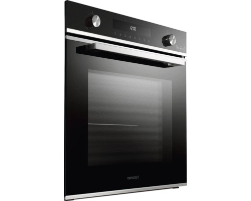 Vestavná trouba s digitálním displejem a skleněnými dvířky