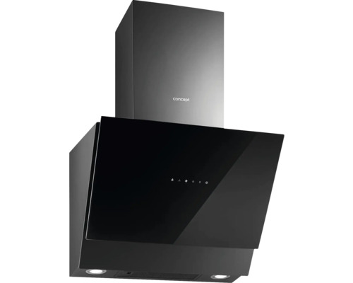 Černý odsavač par do kuchyně