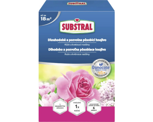 Hnojivo SUBSTRAL pro růže a kvetoucí rostliny 750 g