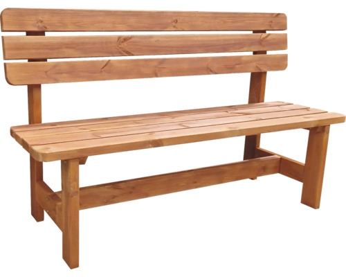 Zahradní lavice dřevěná borovice KLASIK 150 x 42 x 98 cm