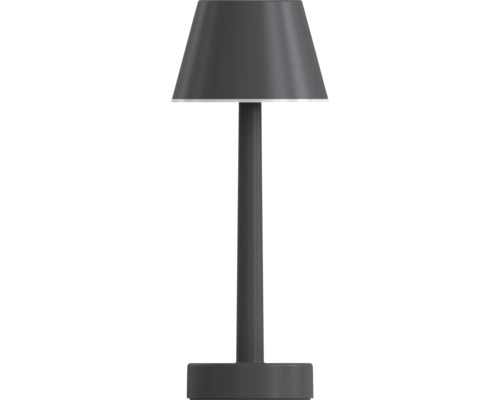Kovová stolní lampa s kónickým stínidlem