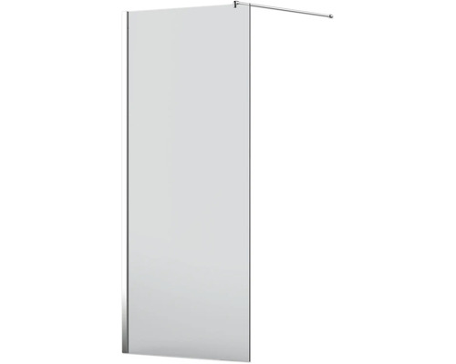 Skleněná sprchová zástěna se stabilizační tyčí