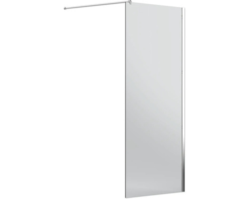 Skleněná sprchová zástěna se stabilizační tyčí