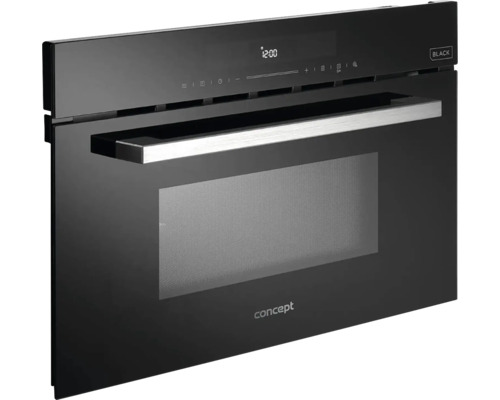 Černá vestavná trouba Concept s dotykovým ovládacím panelem
