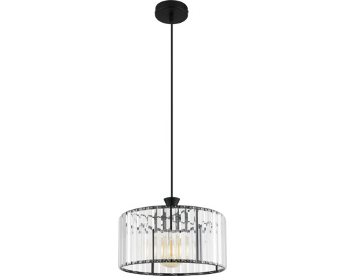 Závěsná lampa s čirým stínidlem
