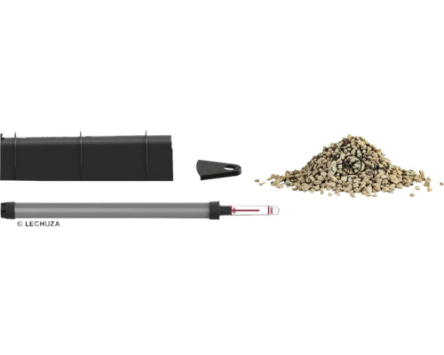 Zavlažovací set Lechuza s ukazatelem hladiny vody, oddělovací podlahou a rostlinným substrátem