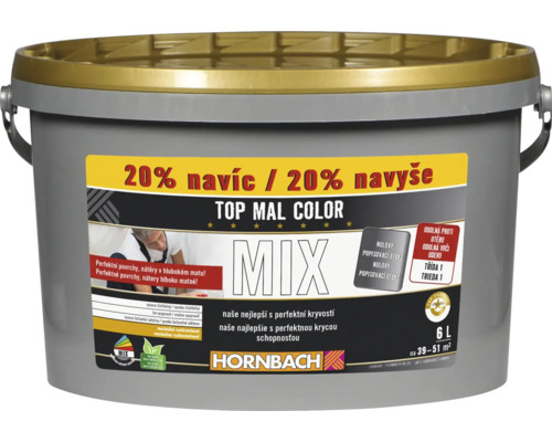 HORNBACH MIX Top Mal bez konzervantů 6l báze A-0
