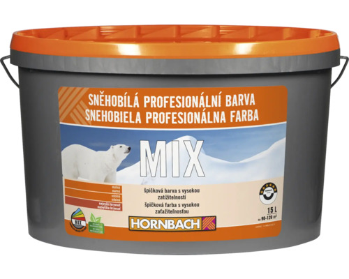 HORNBACH MIX Sněhobílá profesionální barva BK 15 l báze A