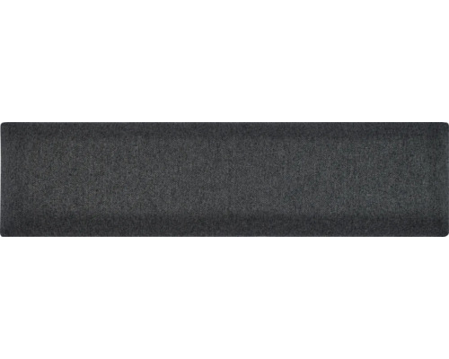 Čalouněný nástěnný Soft panel Luna 35 suchý zip 60x15 cm tmavě šedý